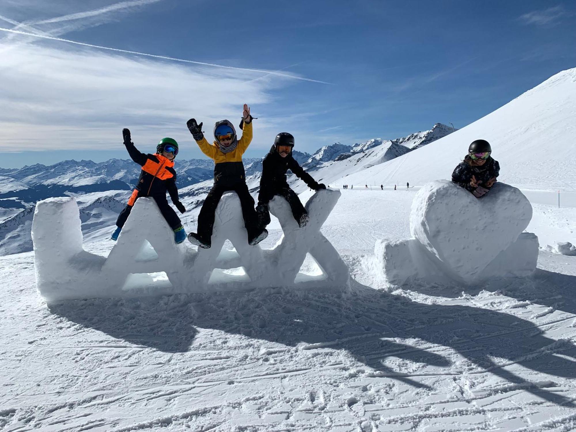 Waldheim Pension Laax Bagian luar foto
