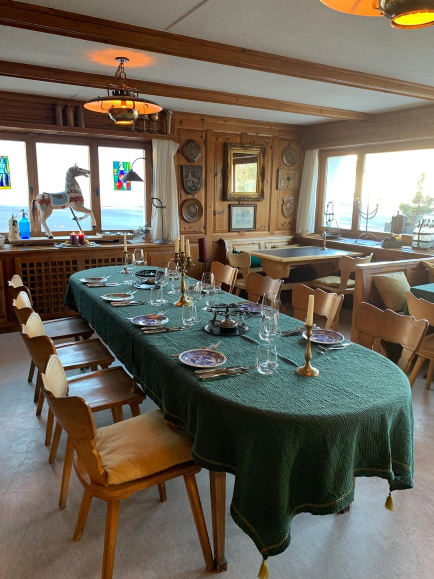 Waldheim Pension Laax Bagian luar foto
